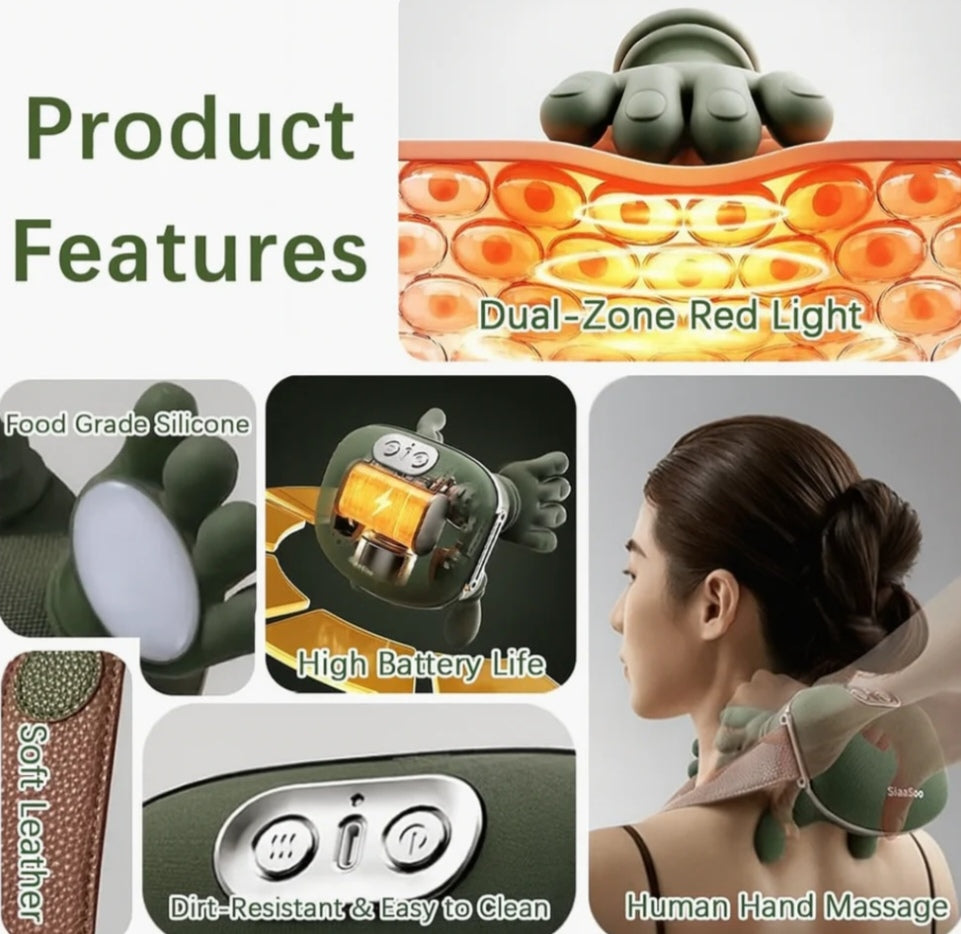 Masseur cervical et mollet